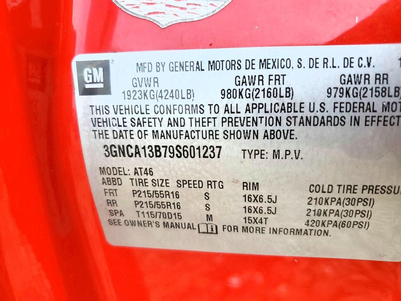 2009 CHEVROLET HHR