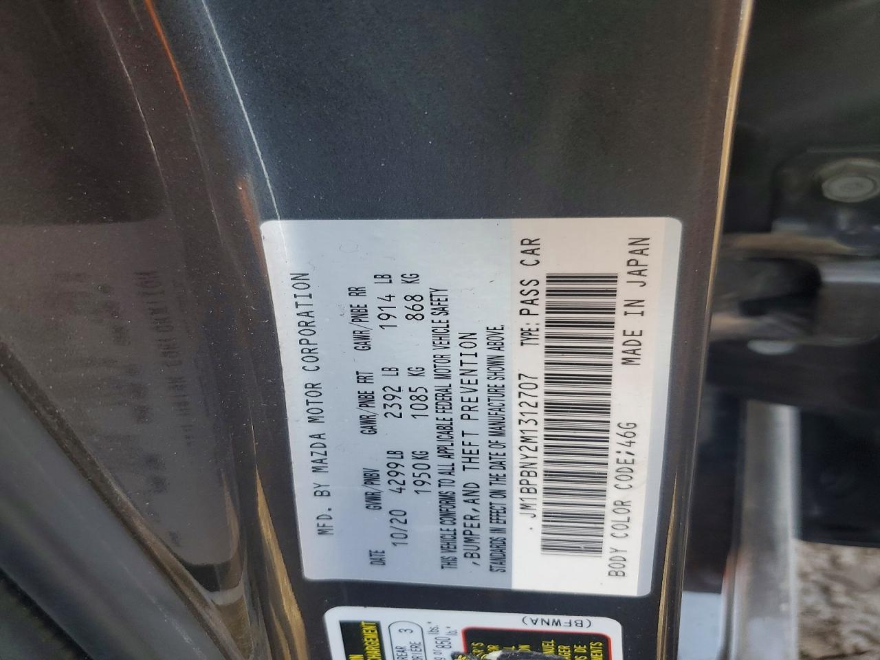 2021 MAZDA 3