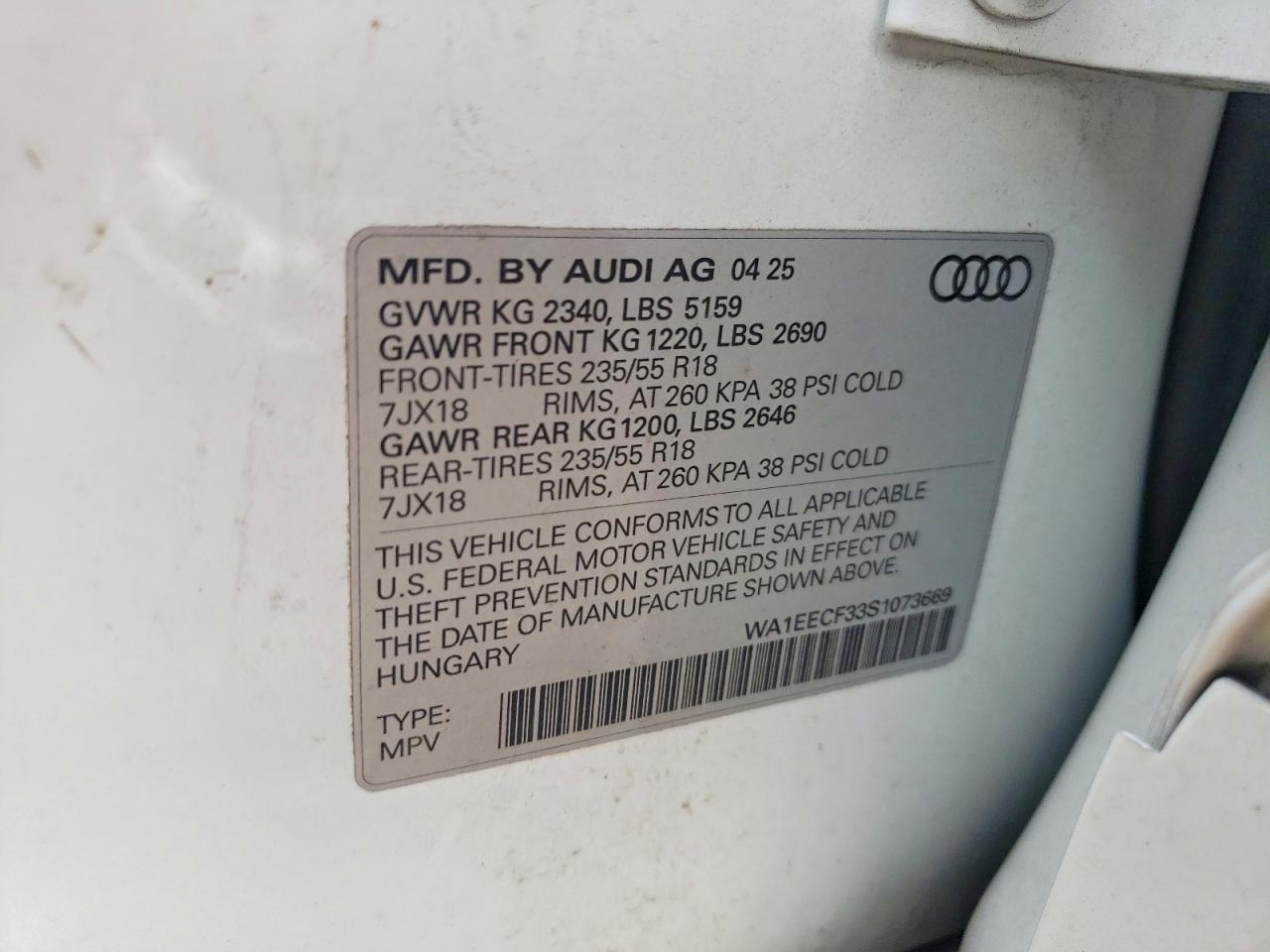 2025 AUDI Q3