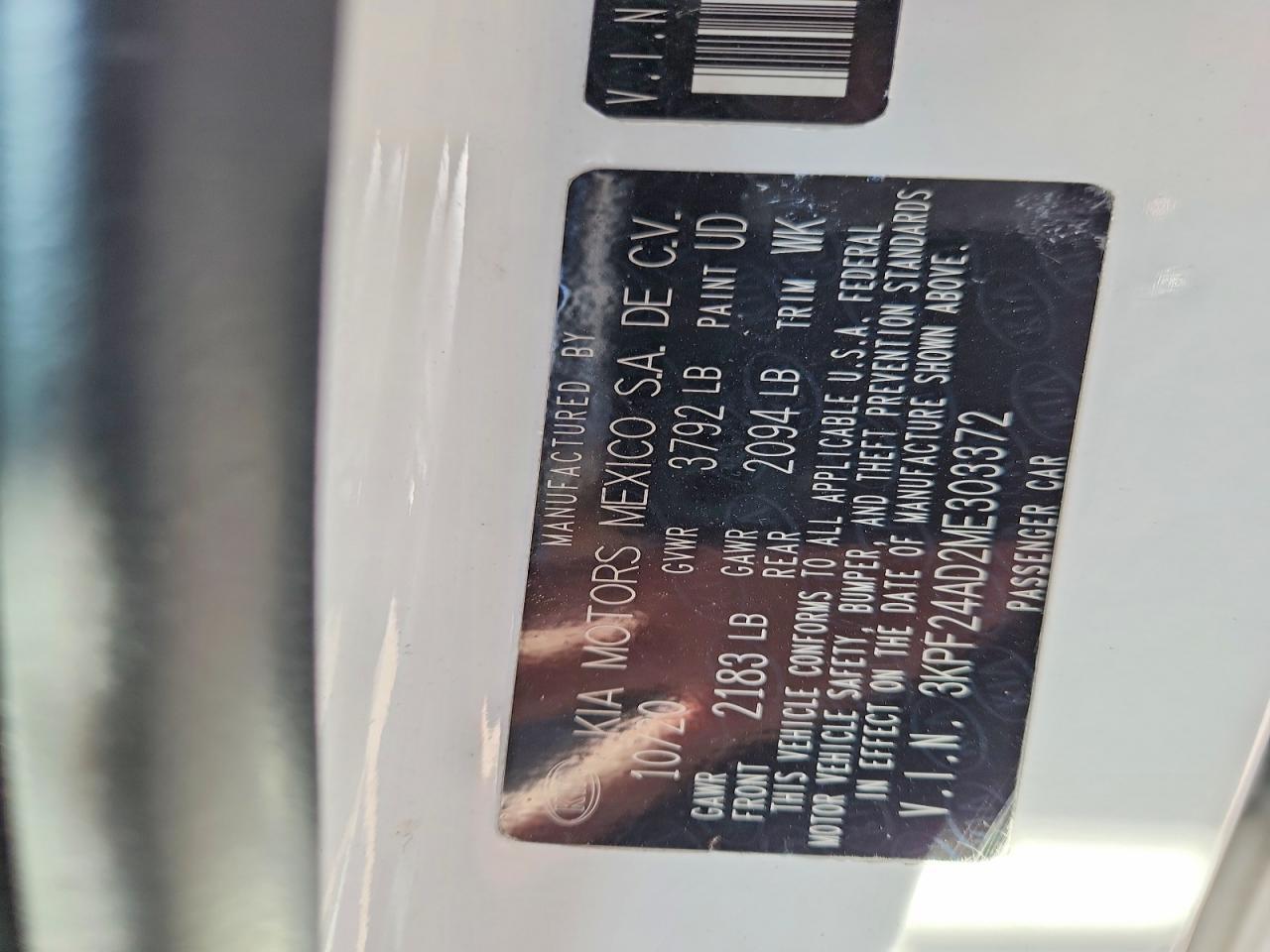 2021 KIA FORTE