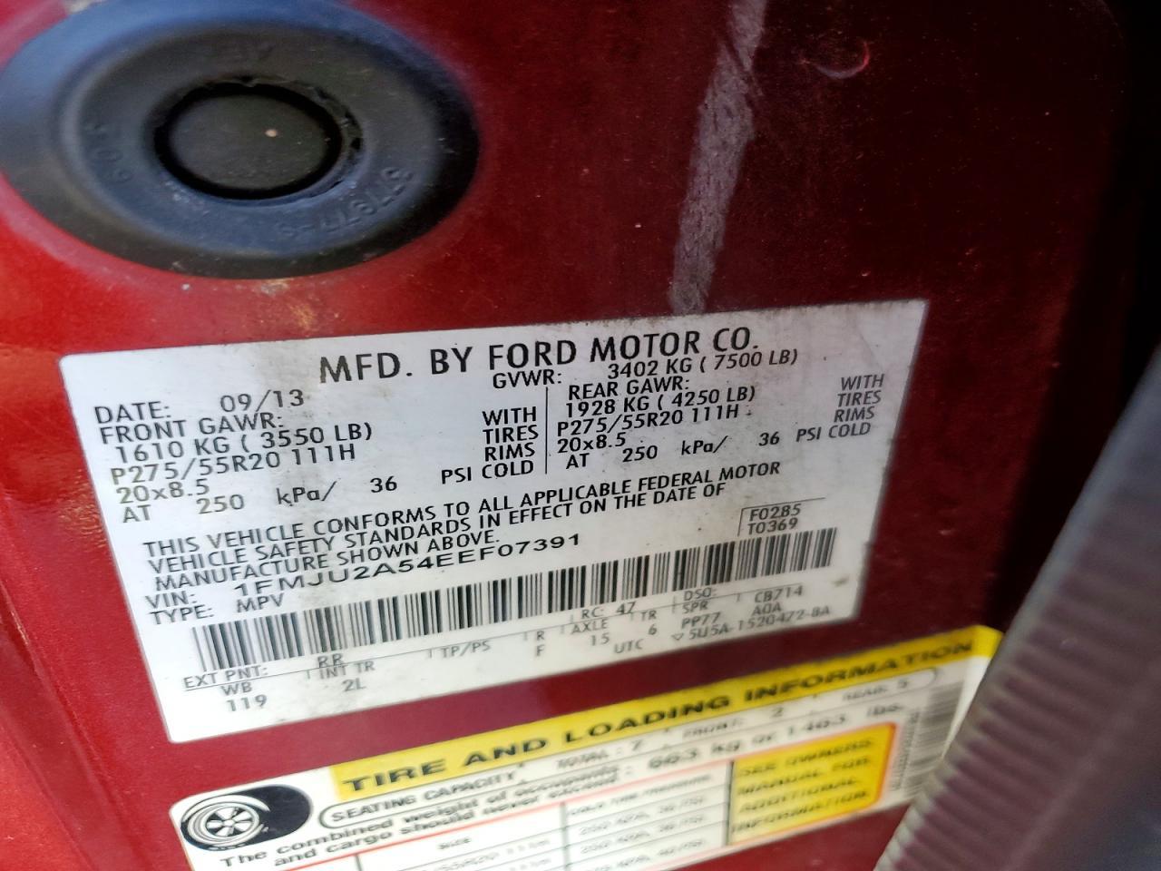 2014 FORD Expedition