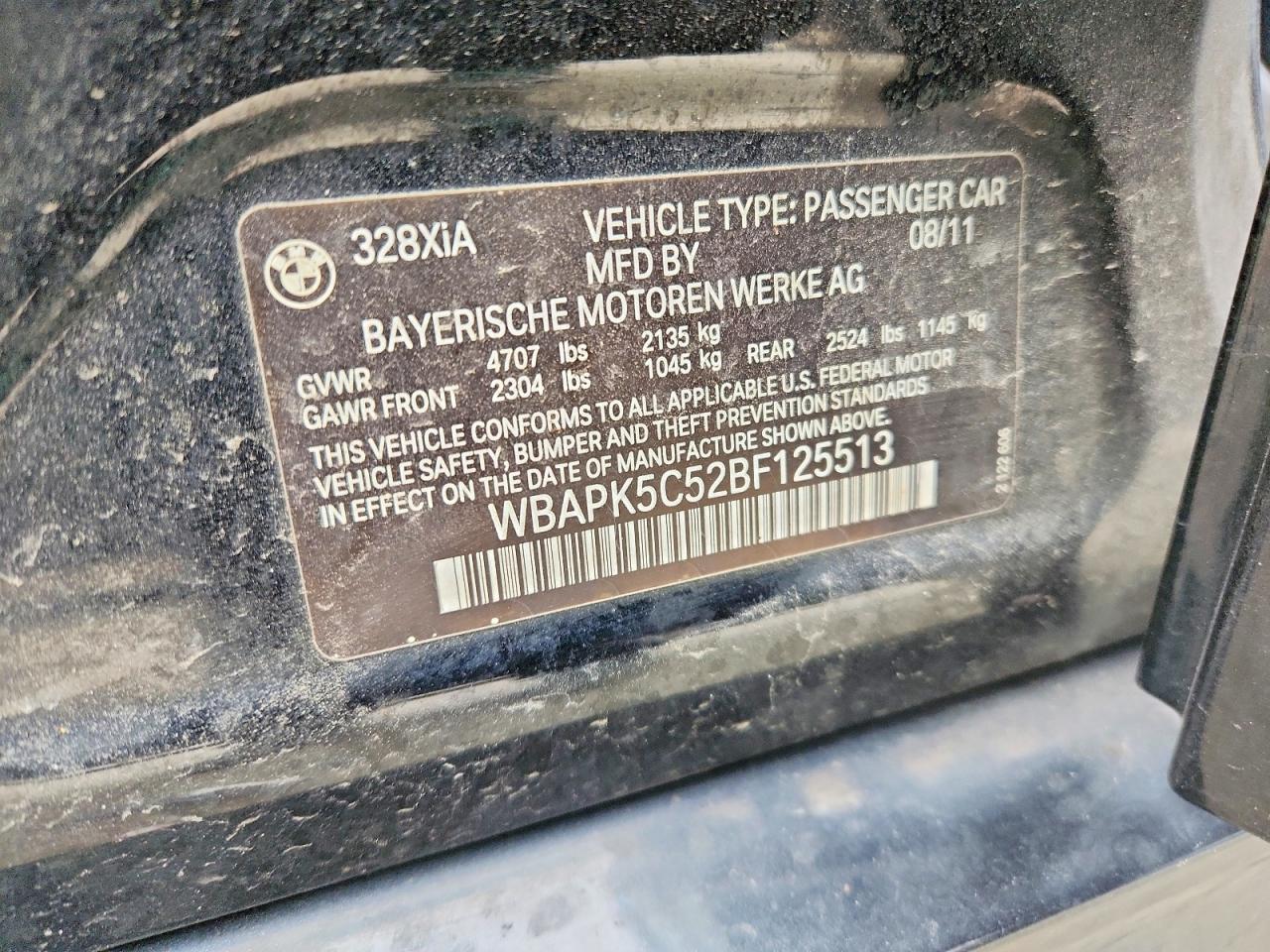 2011 BMW 3 SERIES