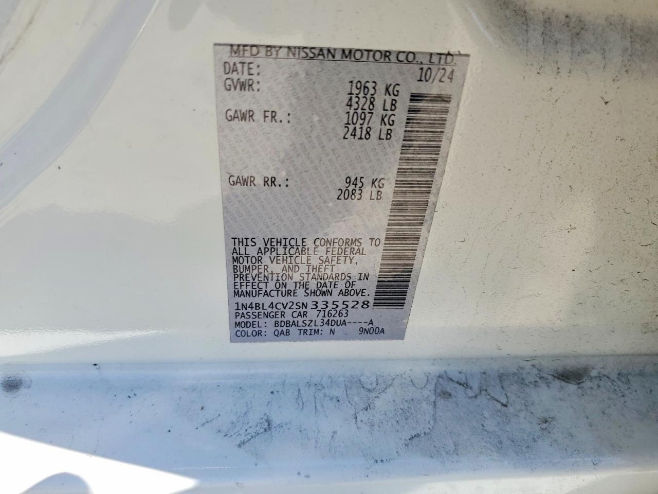 2025 NISSAN ALTIMA