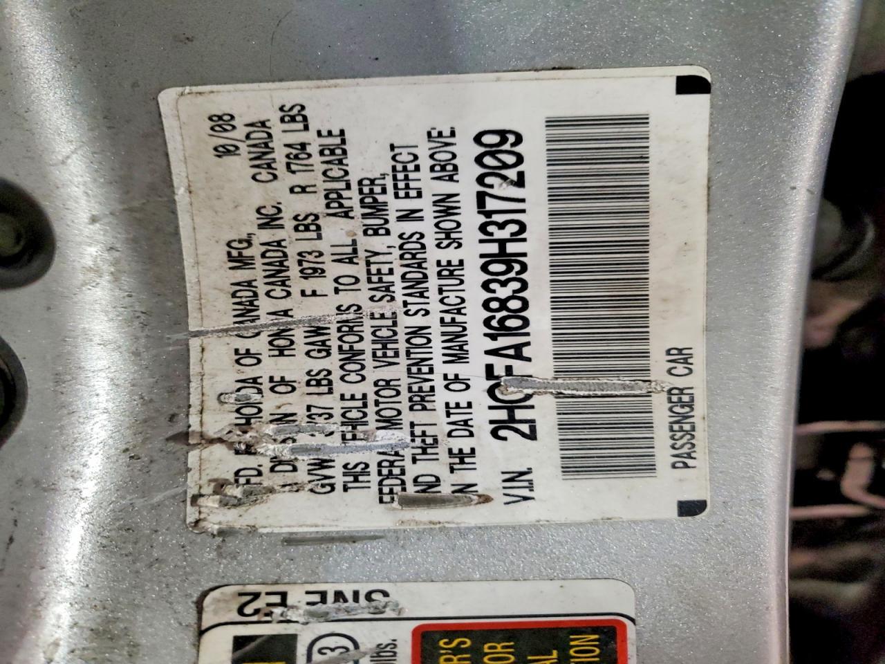 2009 HONDA CIVIC