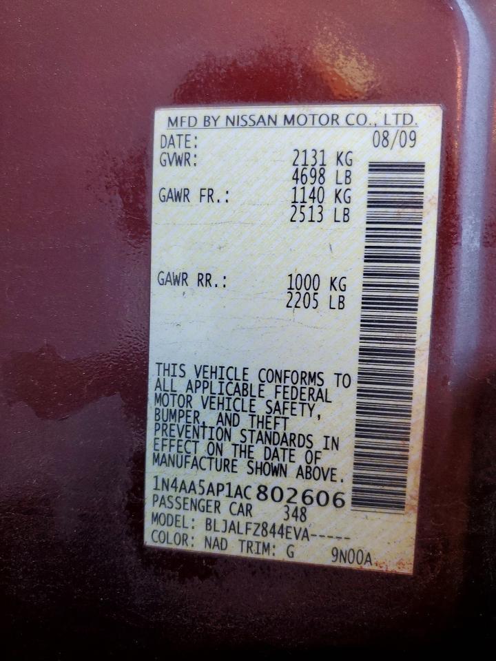 2010 NISSAN Maxima
