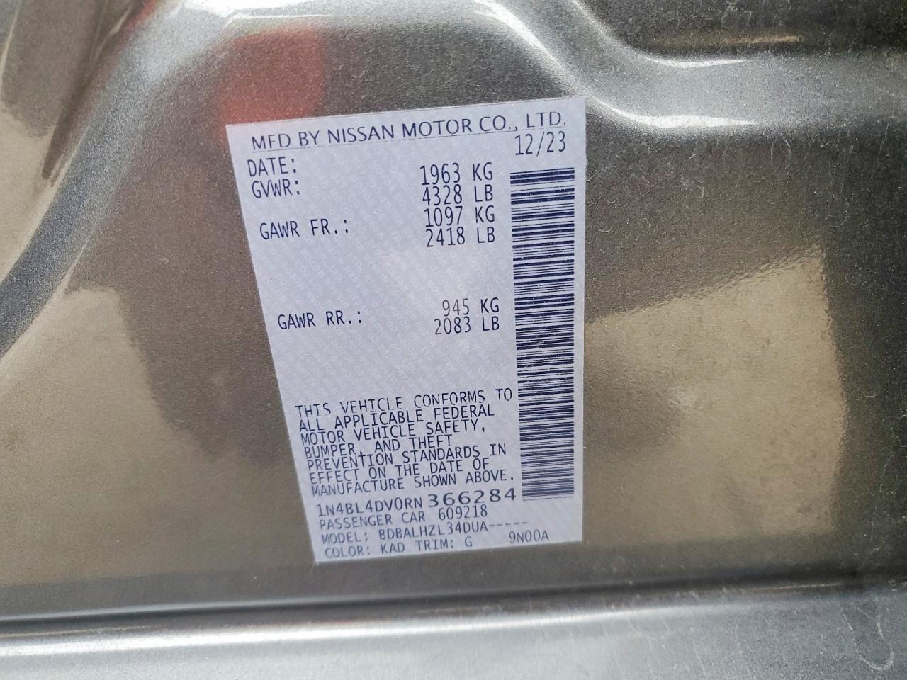 2024 NISSAN ALTIMA