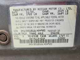2001 NISSAN SENTRA