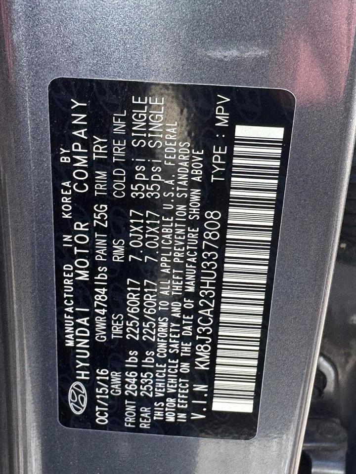 2017 HYUNDAI TUCSON