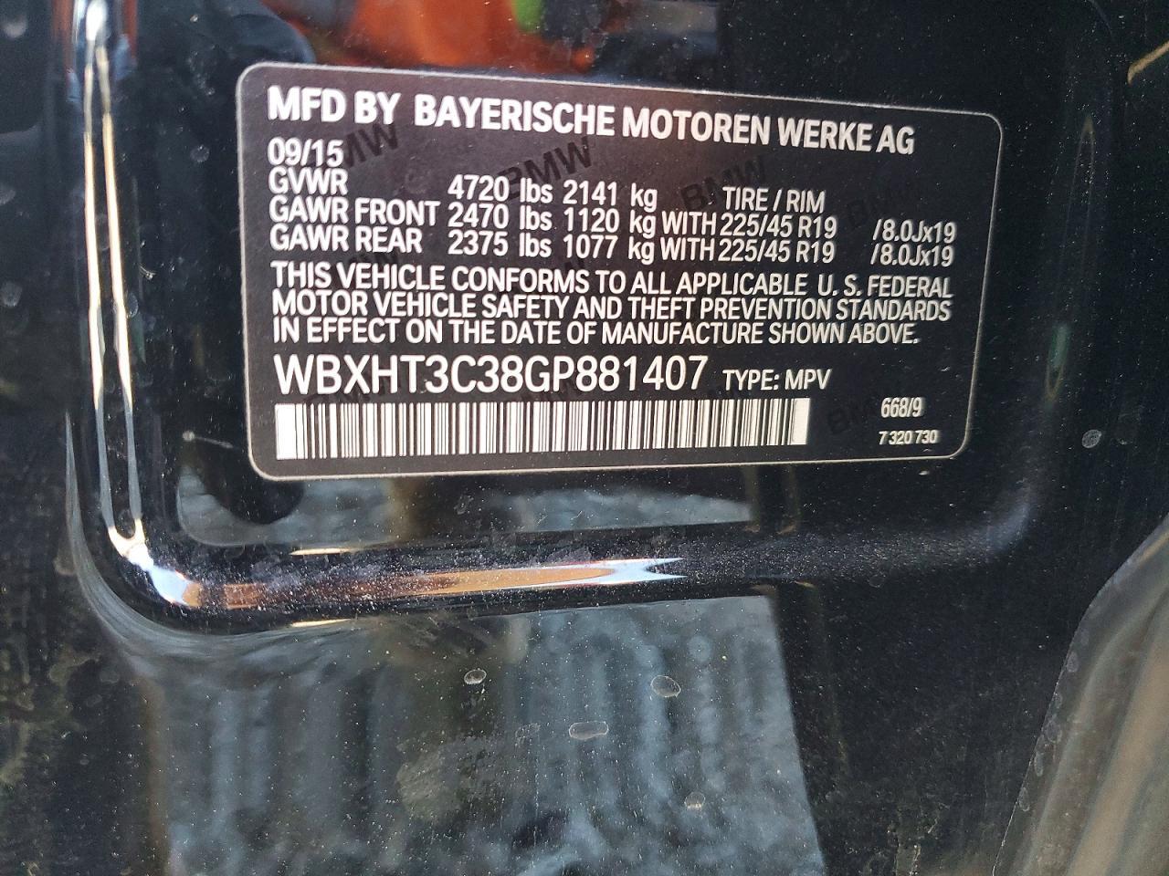 2016 BMW X1