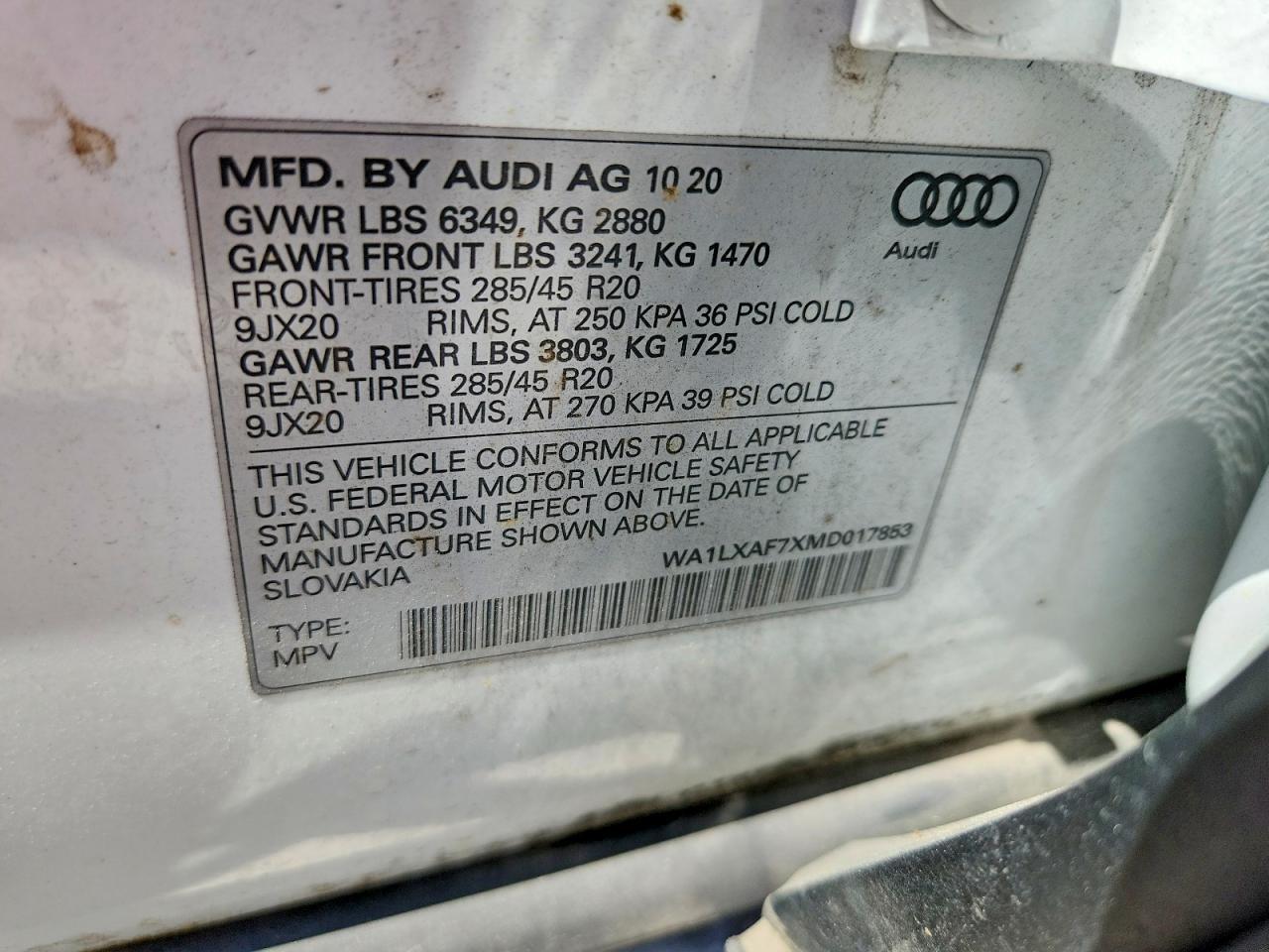 2021 AUDI Q7
