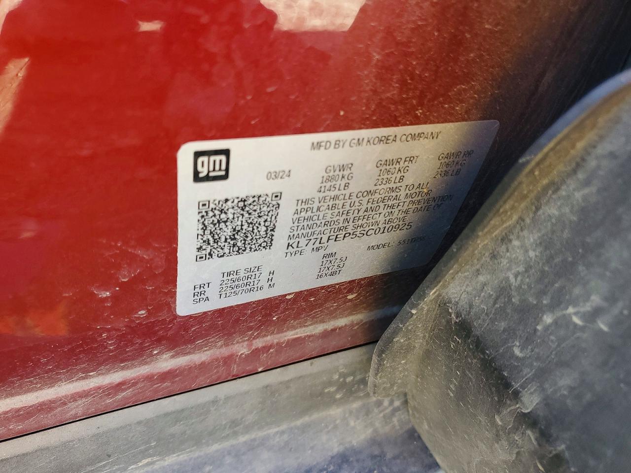 2025 CHEVROLET TRAX