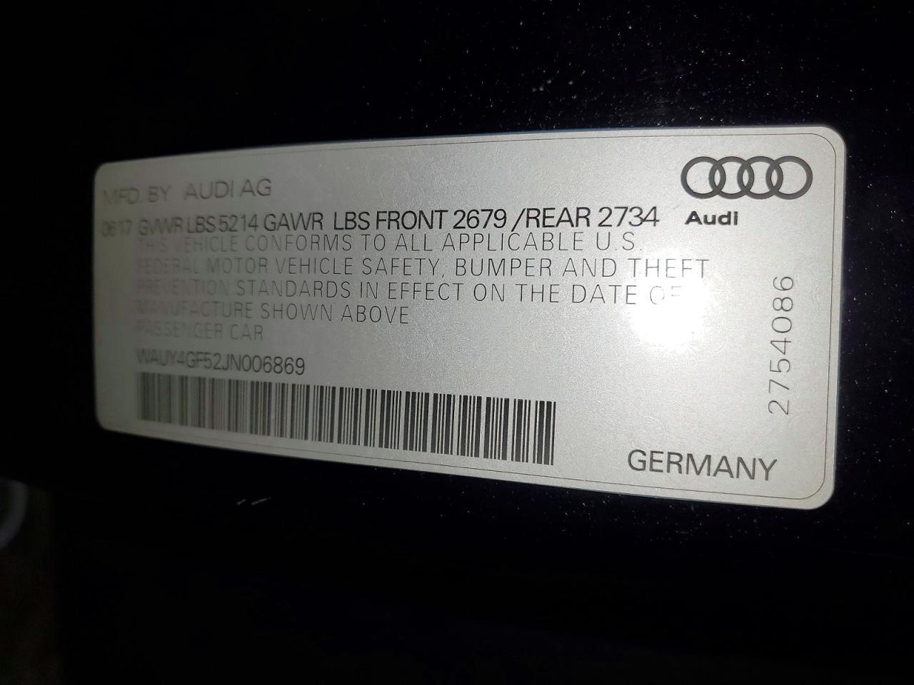 2018 AUDI S5