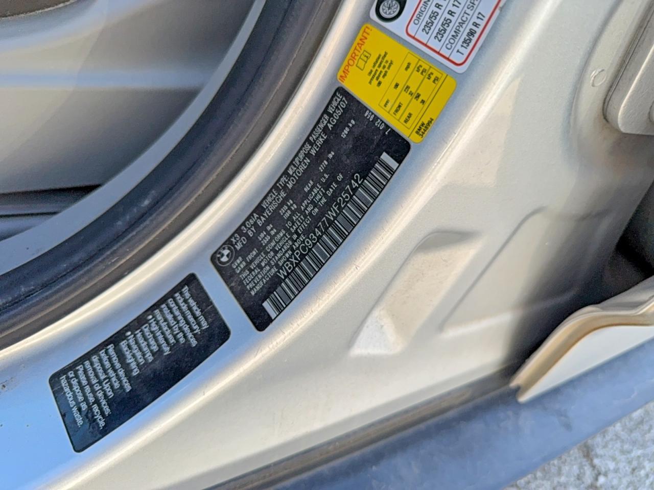 2007 BMW X3