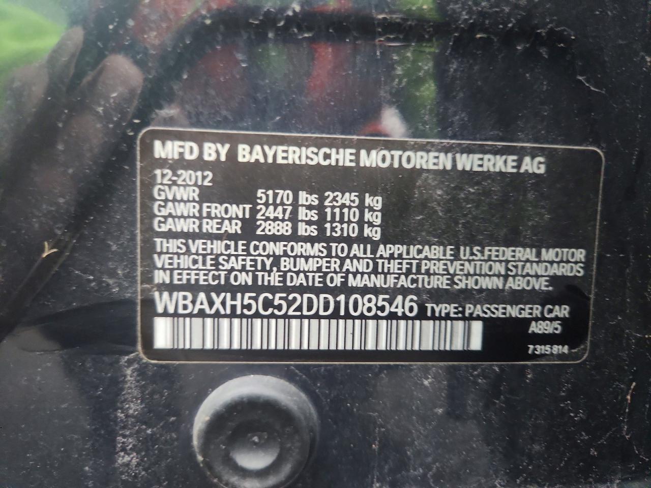 2013 BMW 5 series