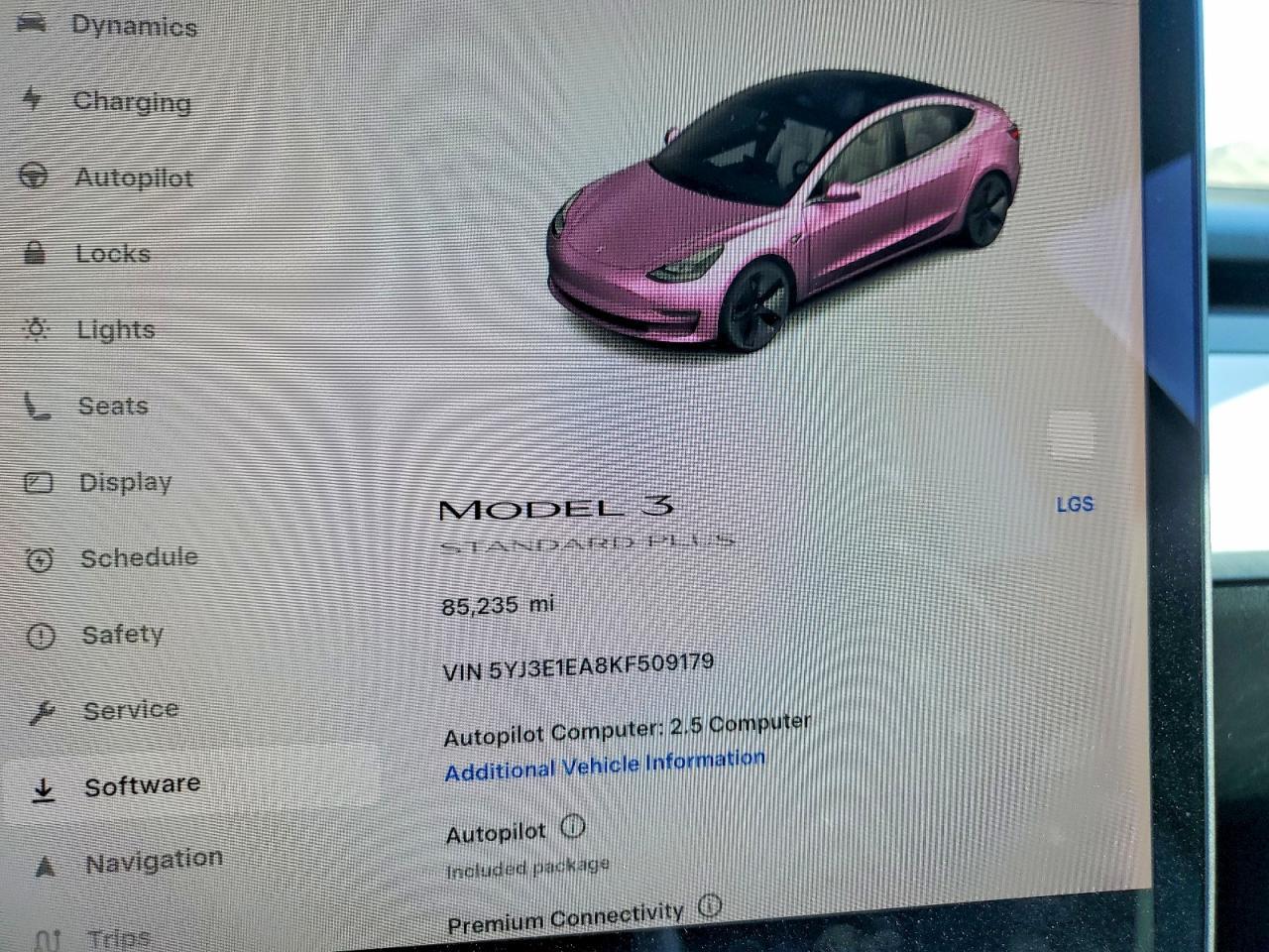 2019 TESLA MODEL 3