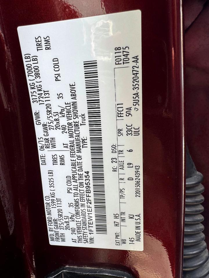 2015 FORD F-150