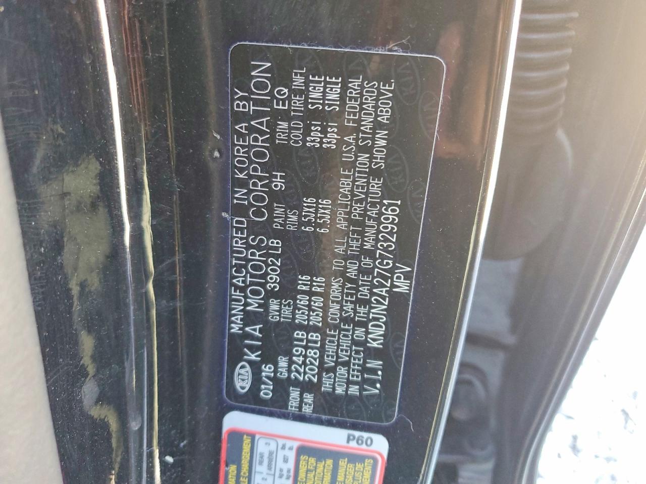 2016 KIA SOUL