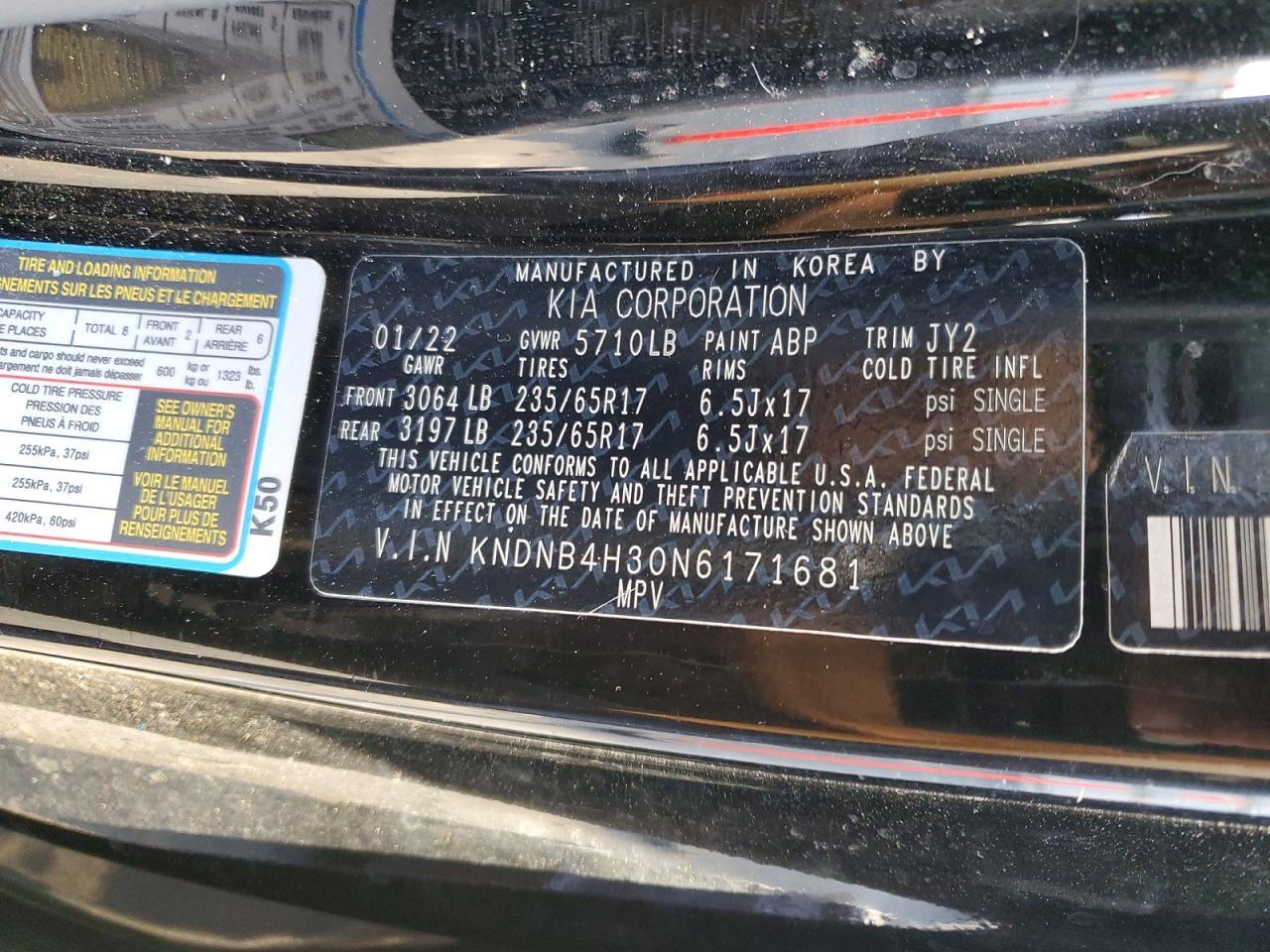 2022 KIA Carnival