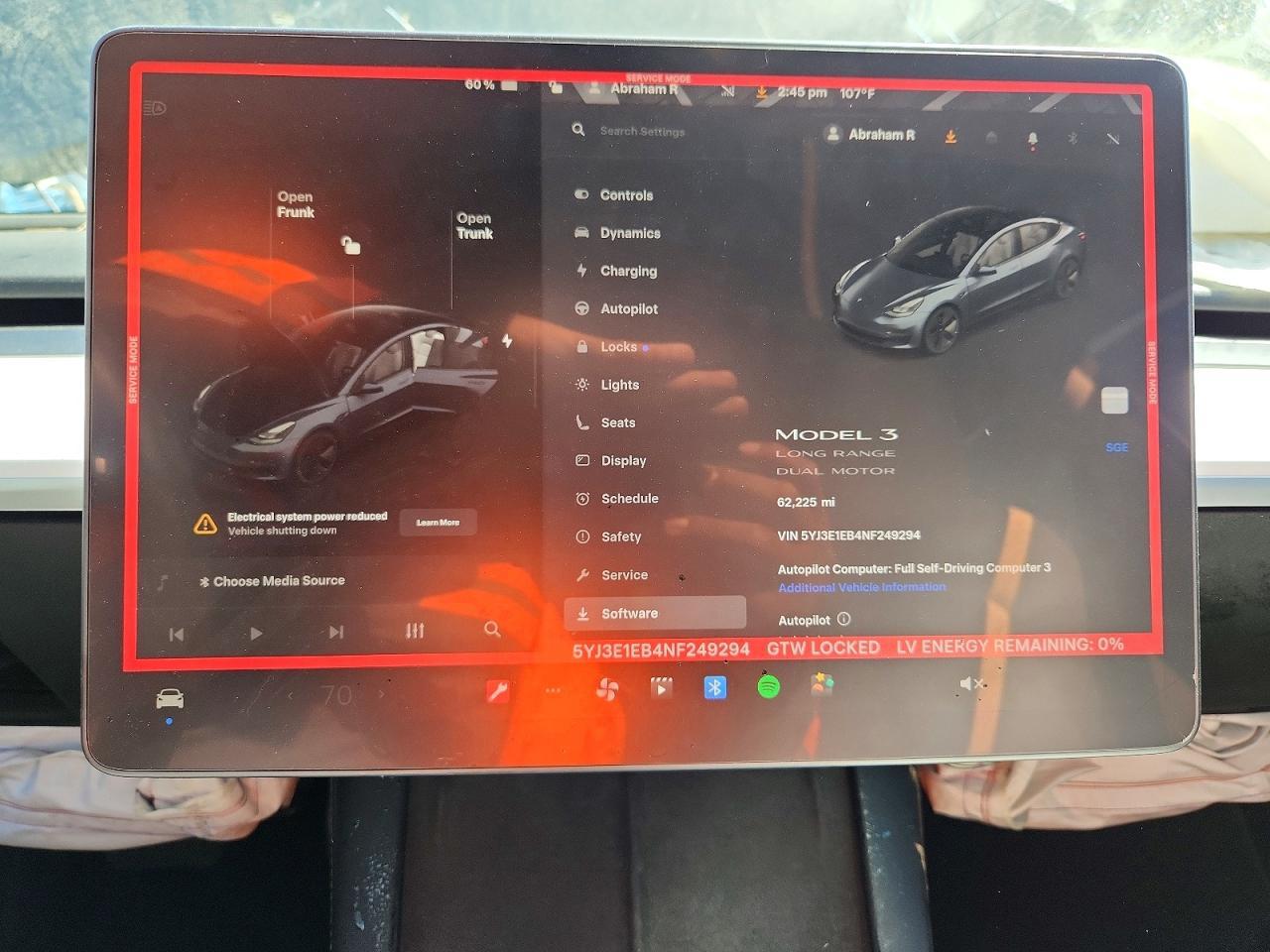2022 TESLA MODEL 3