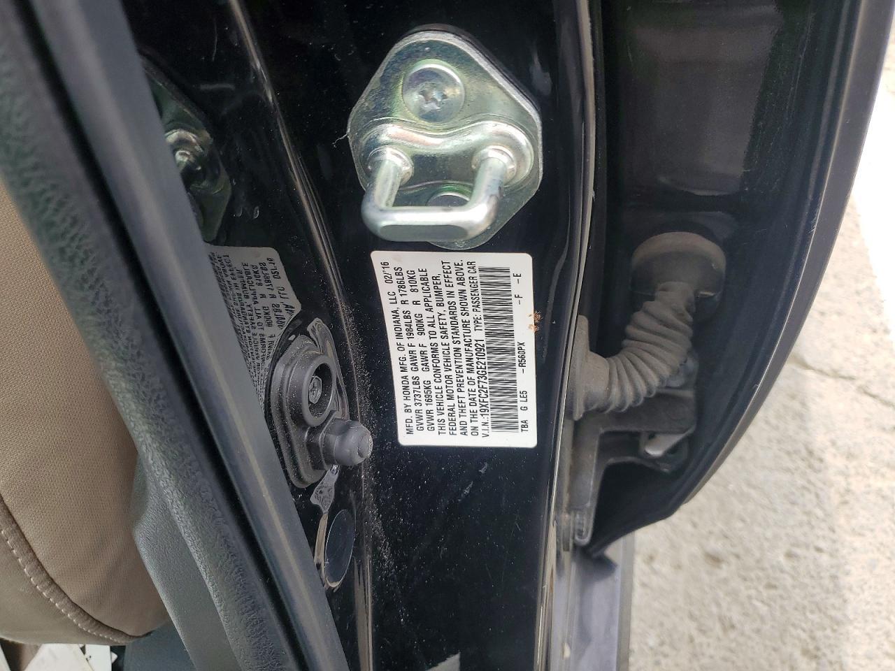 2016 HONDA CIVIC