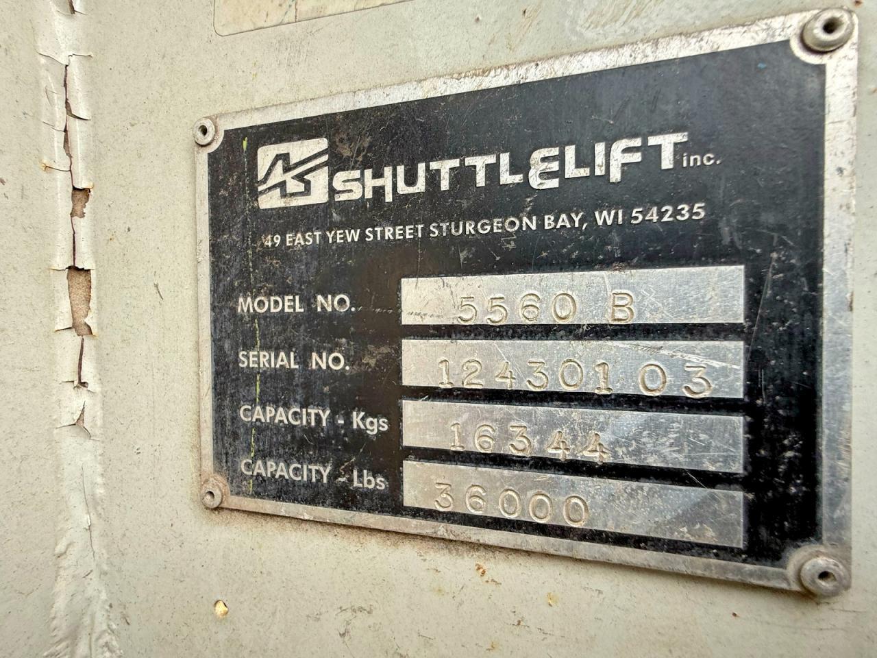 2003 Shuttlelift 5560b