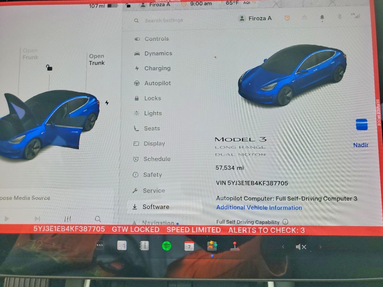2019 TESLA MODEL 3