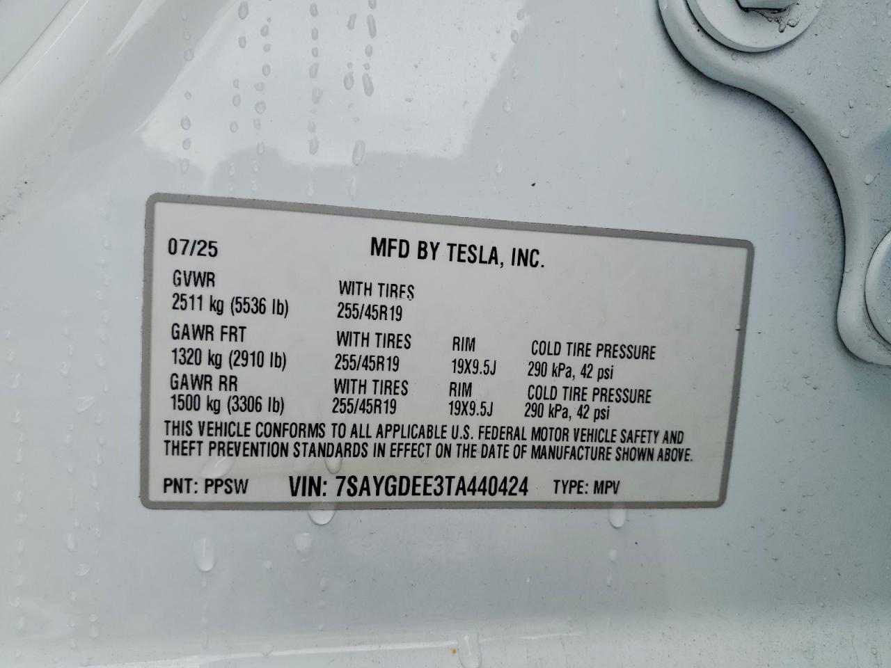 2026 TESLA MODEL Y