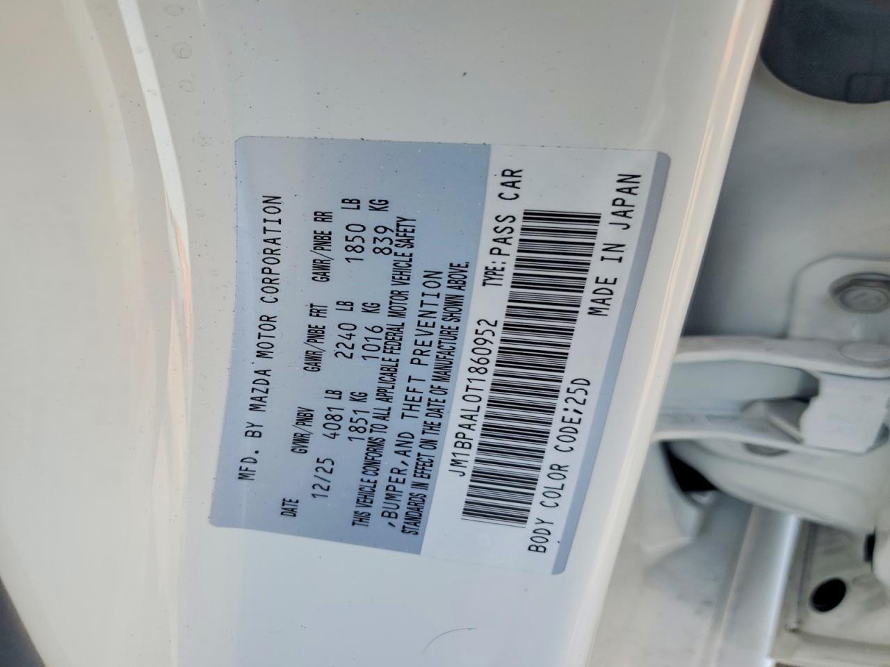 2026 MAZDA 3