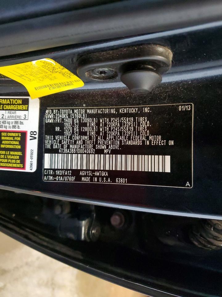 2013 TOYOTA VENZA