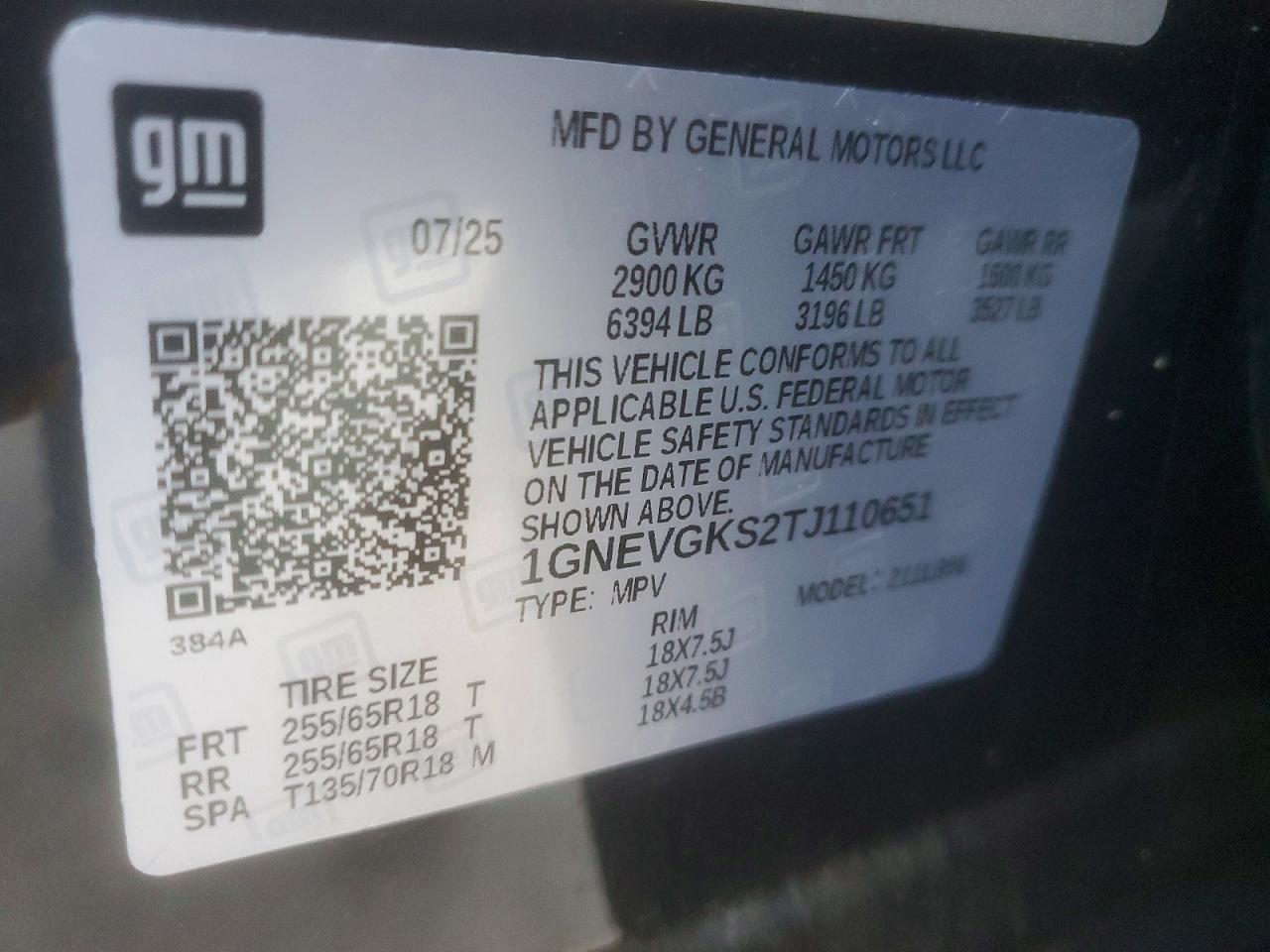 2026 CHEVROLET TRAVERSE