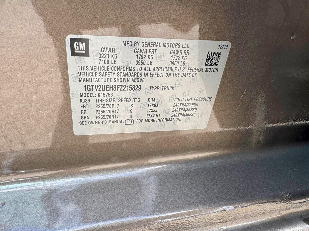 2015 GMC Sierra