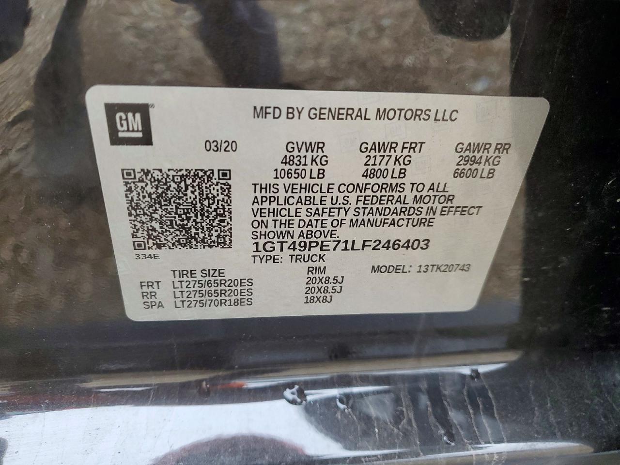 2020 GMC Sierra