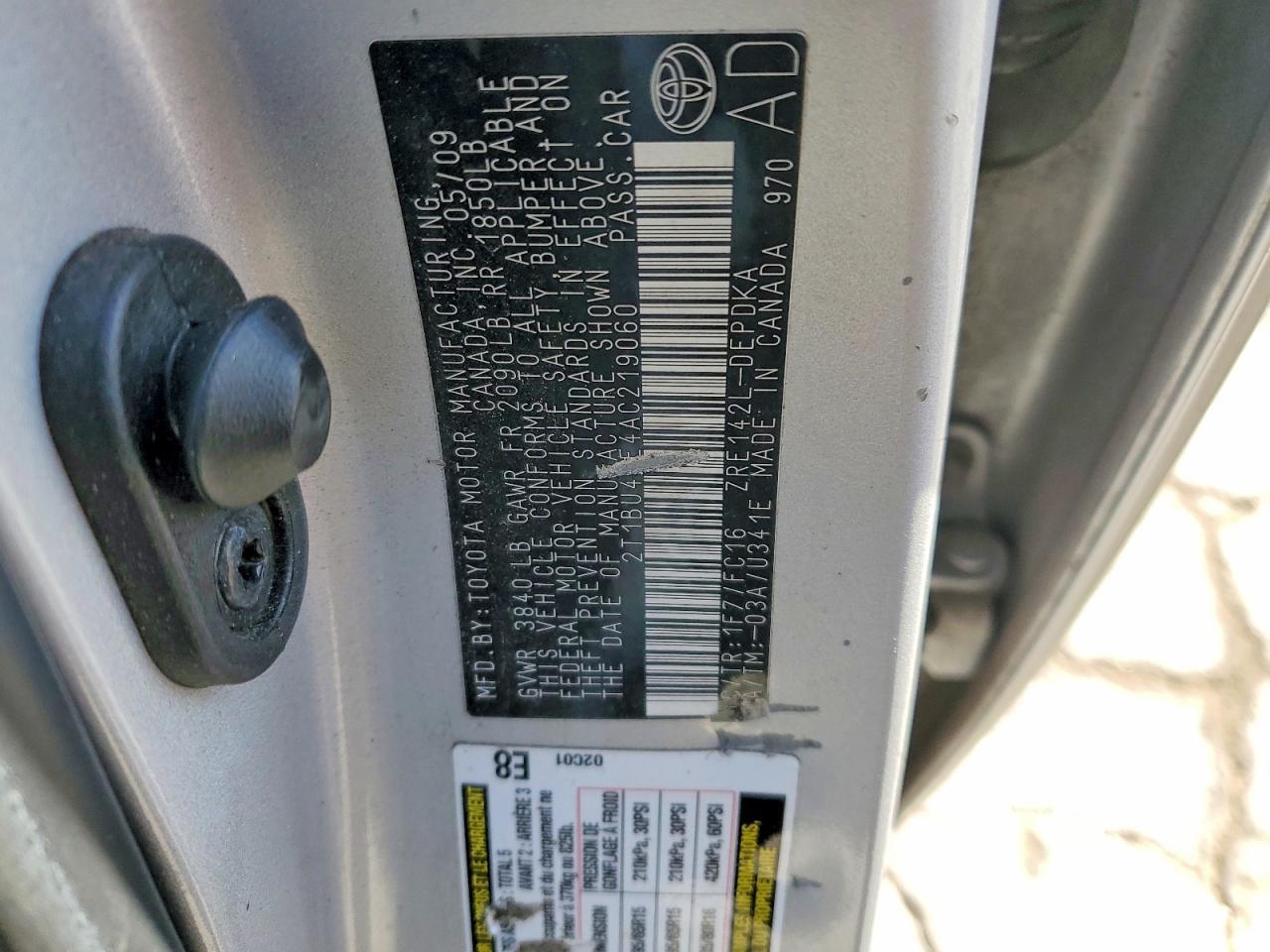 2010 TOYOTA COROLLA