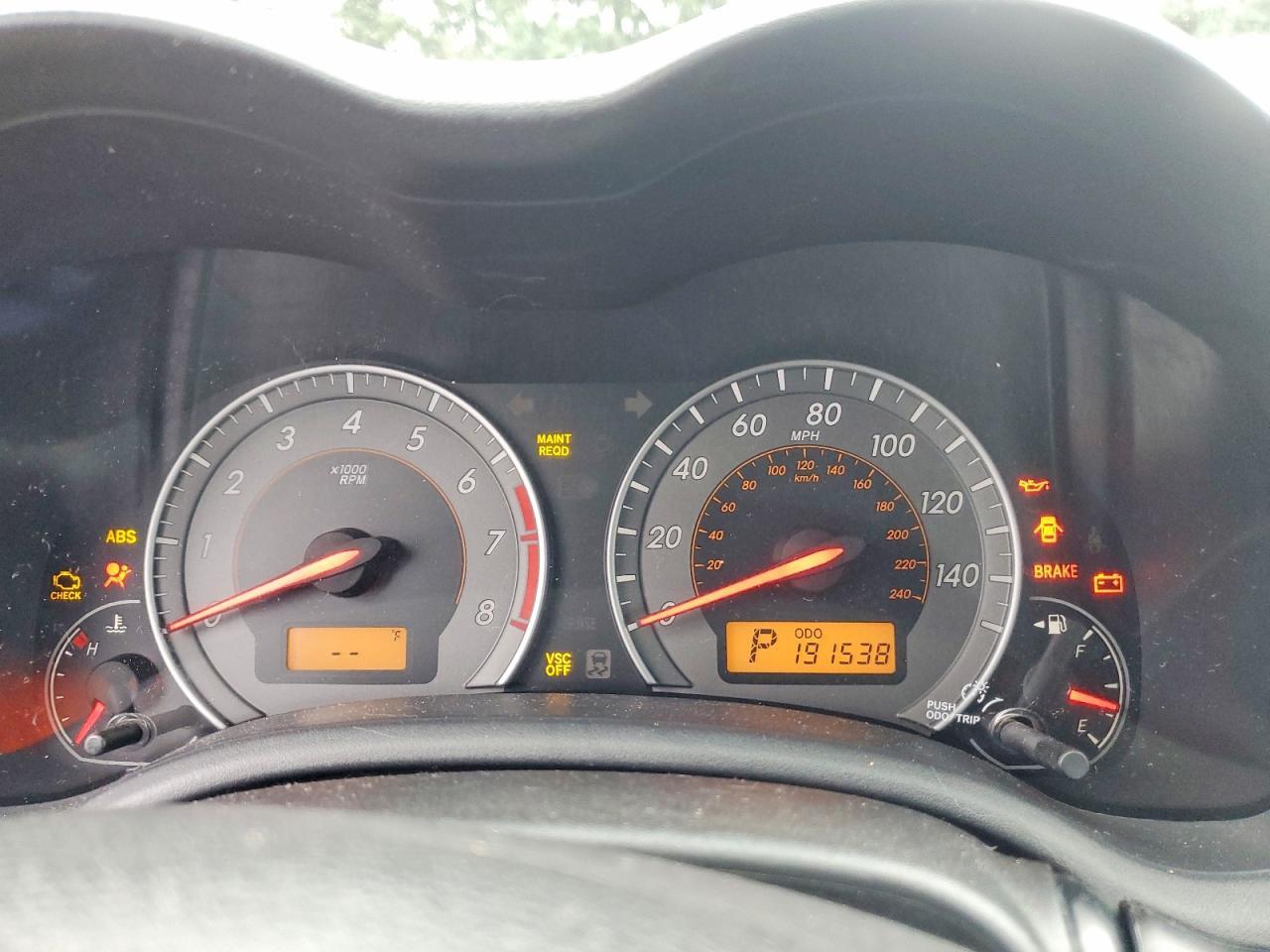 2010 TOYOTA COROLLA