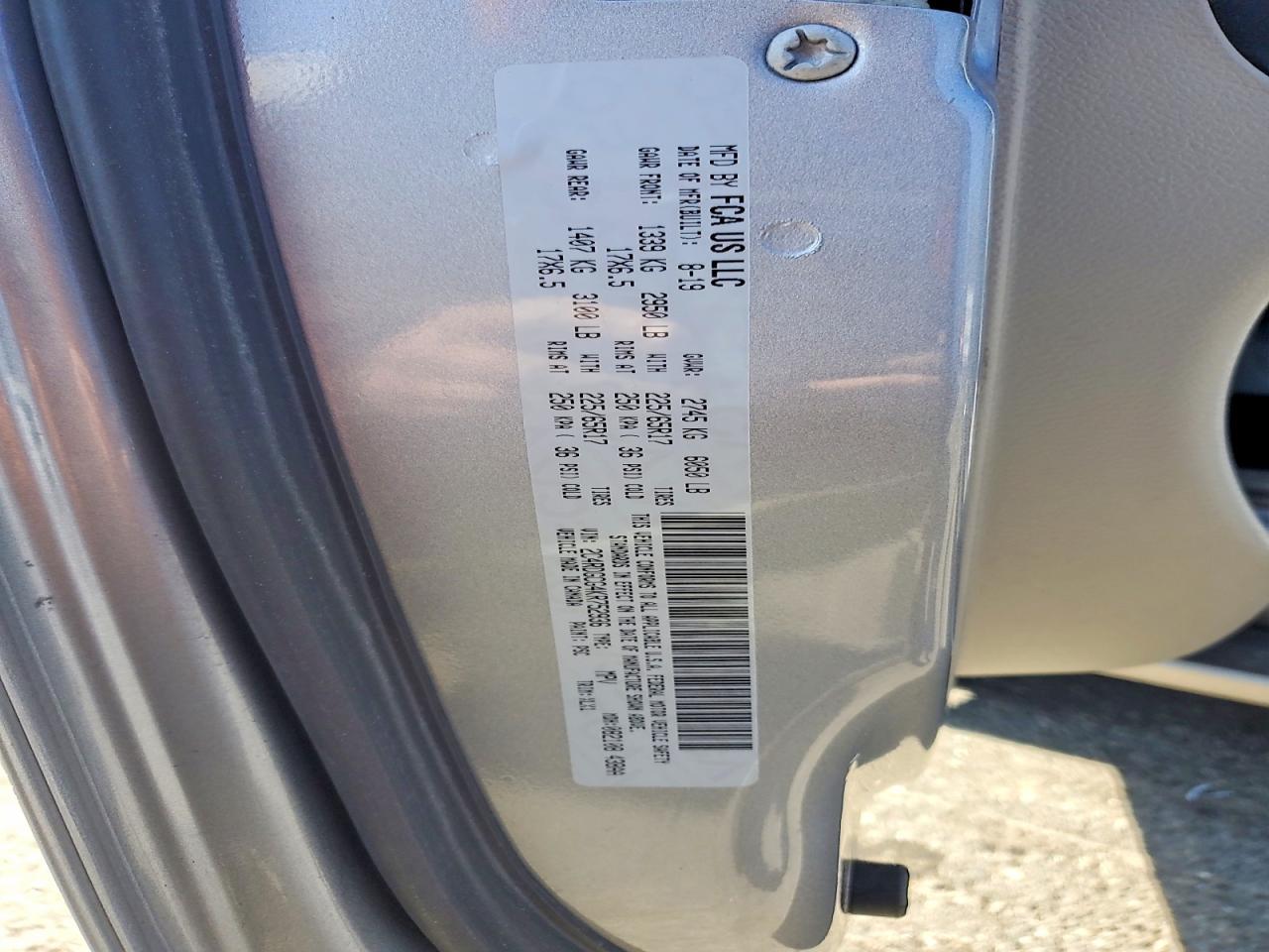 2019 DODGE GRAND CARAVAN