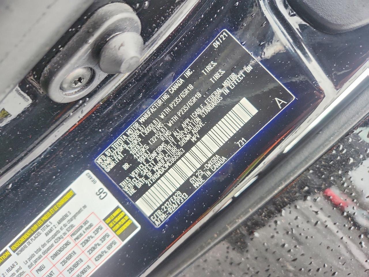 2021 LEXUS RX 450H
