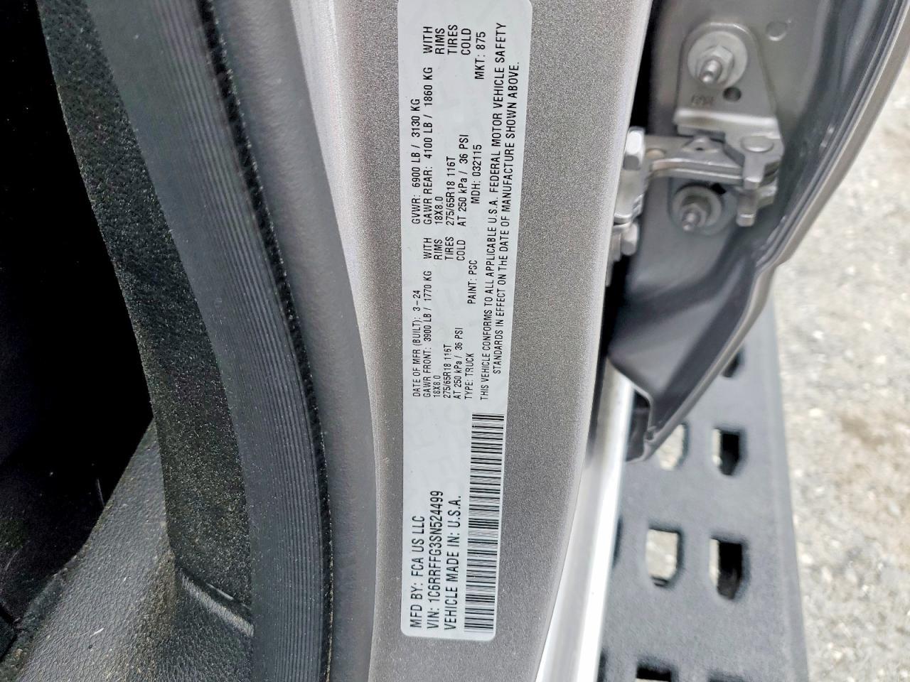 2025 RAM 1500