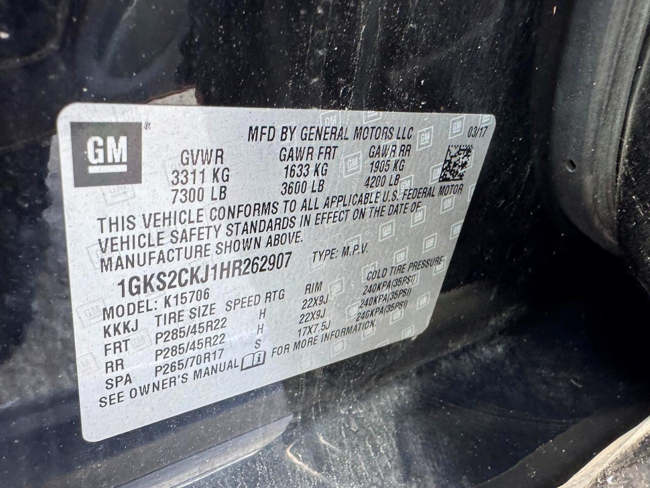 2017 GMC Yukon