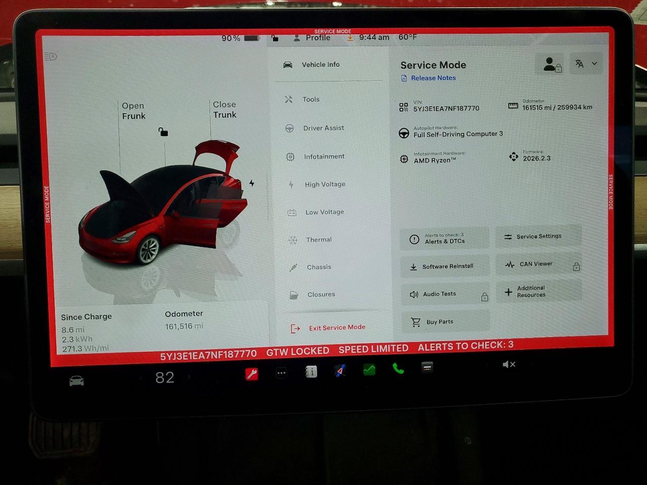 2022 TESLA MODEL 3