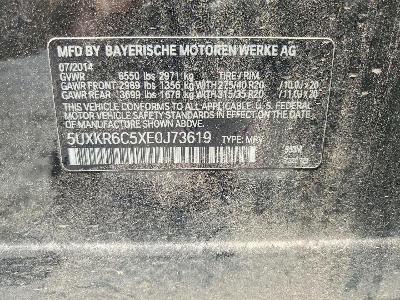 2014 BMW X5