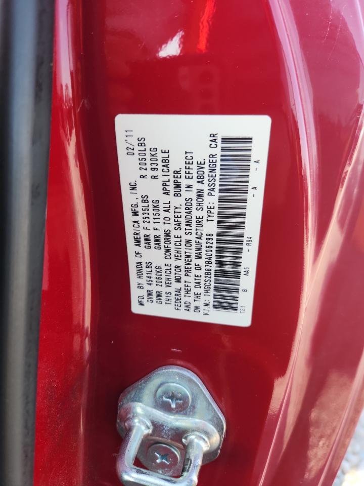2011 HONDA ACCORD