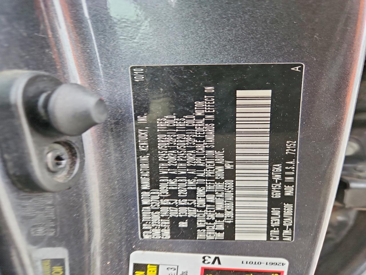 2010 TOYOTA VENZA