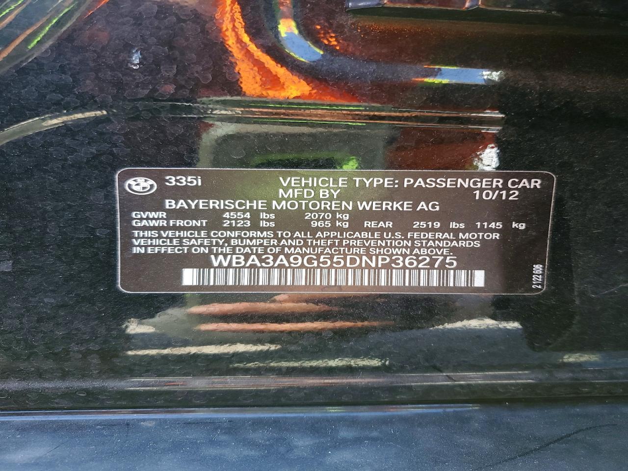 2013 BMW 3 SERIES