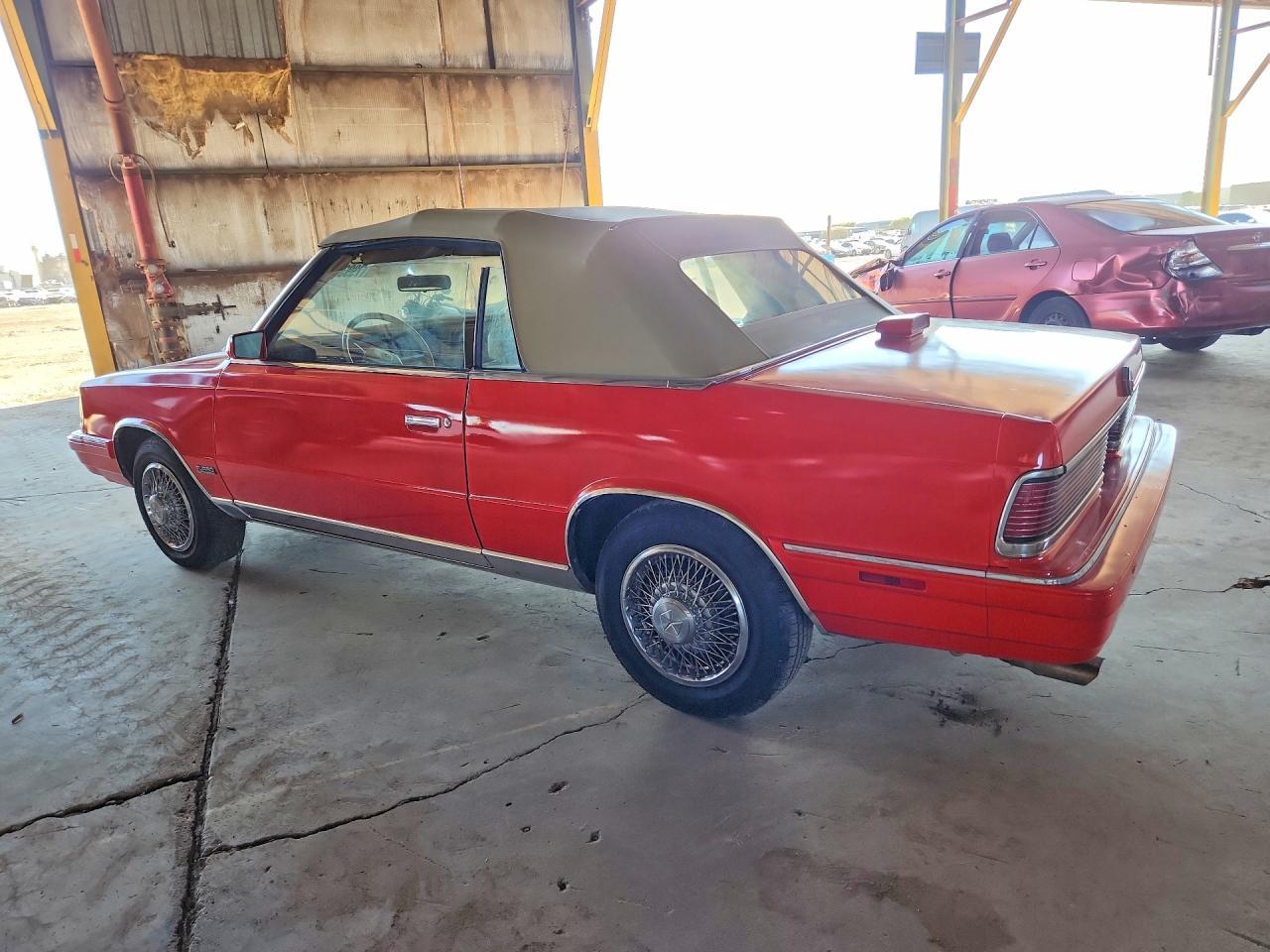 1986 CHRYSLER Lebaron