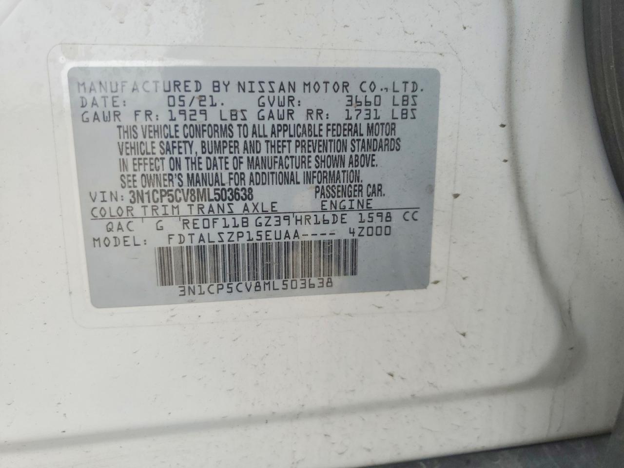 2021 NISSAN KICKS