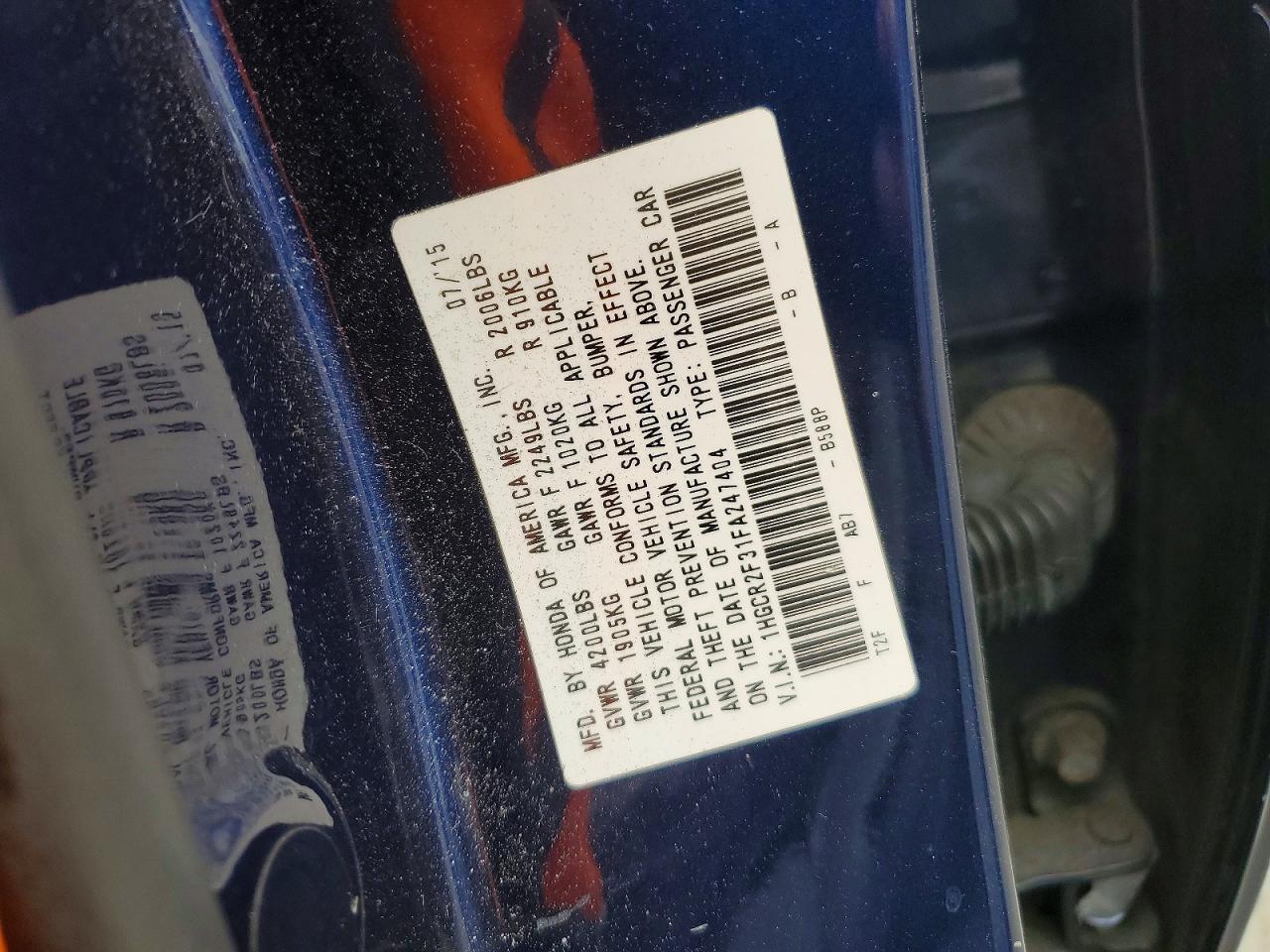 2015 HONDA ACCORD