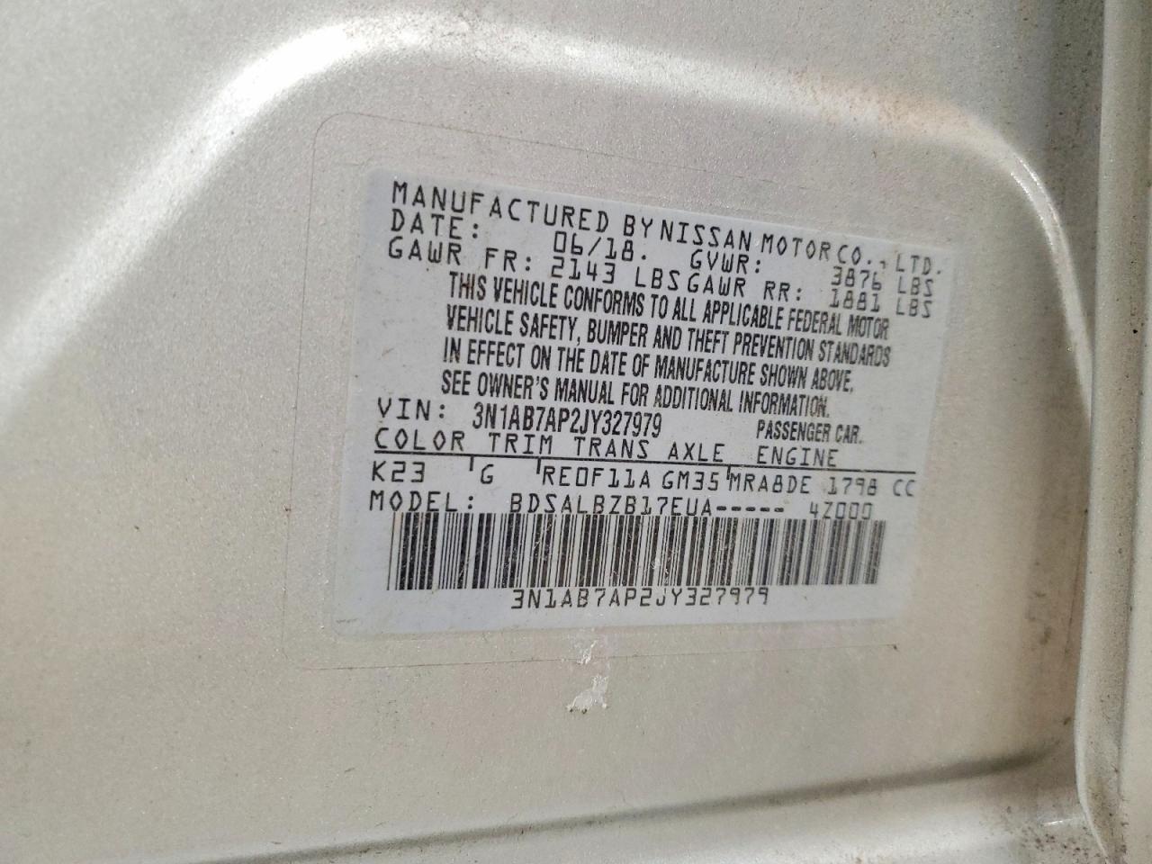 2018 NISSAN SENTRA