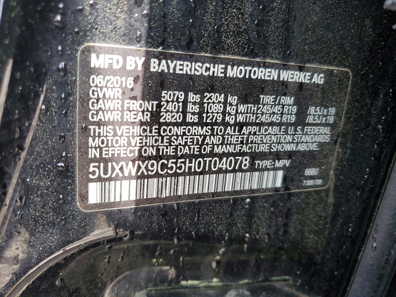 2017 BMW X3
