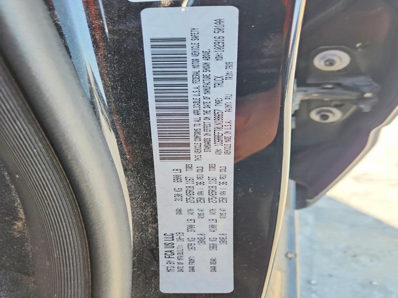 2020 RAM 1500
