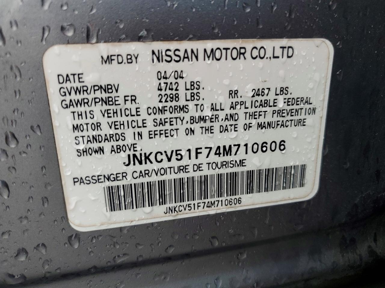 2004 INFINITI G35